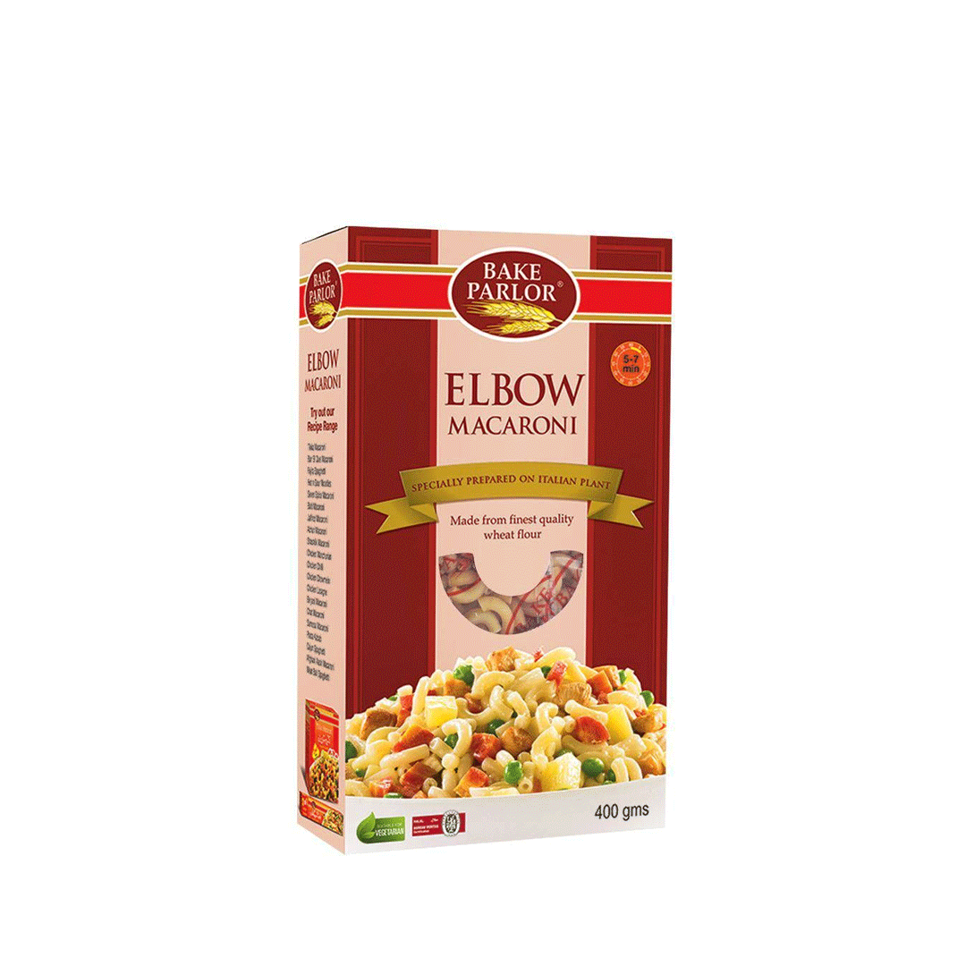Bake Parlor Elbow Macaroni Whole Wheat 400g - Snapcart.pk
