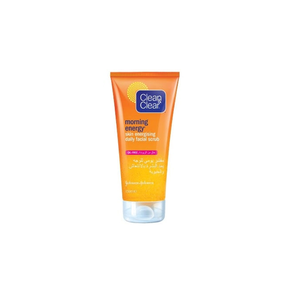 Clean & Clear Morning Energy Facial Scrub 150ml - Snapcart.pk