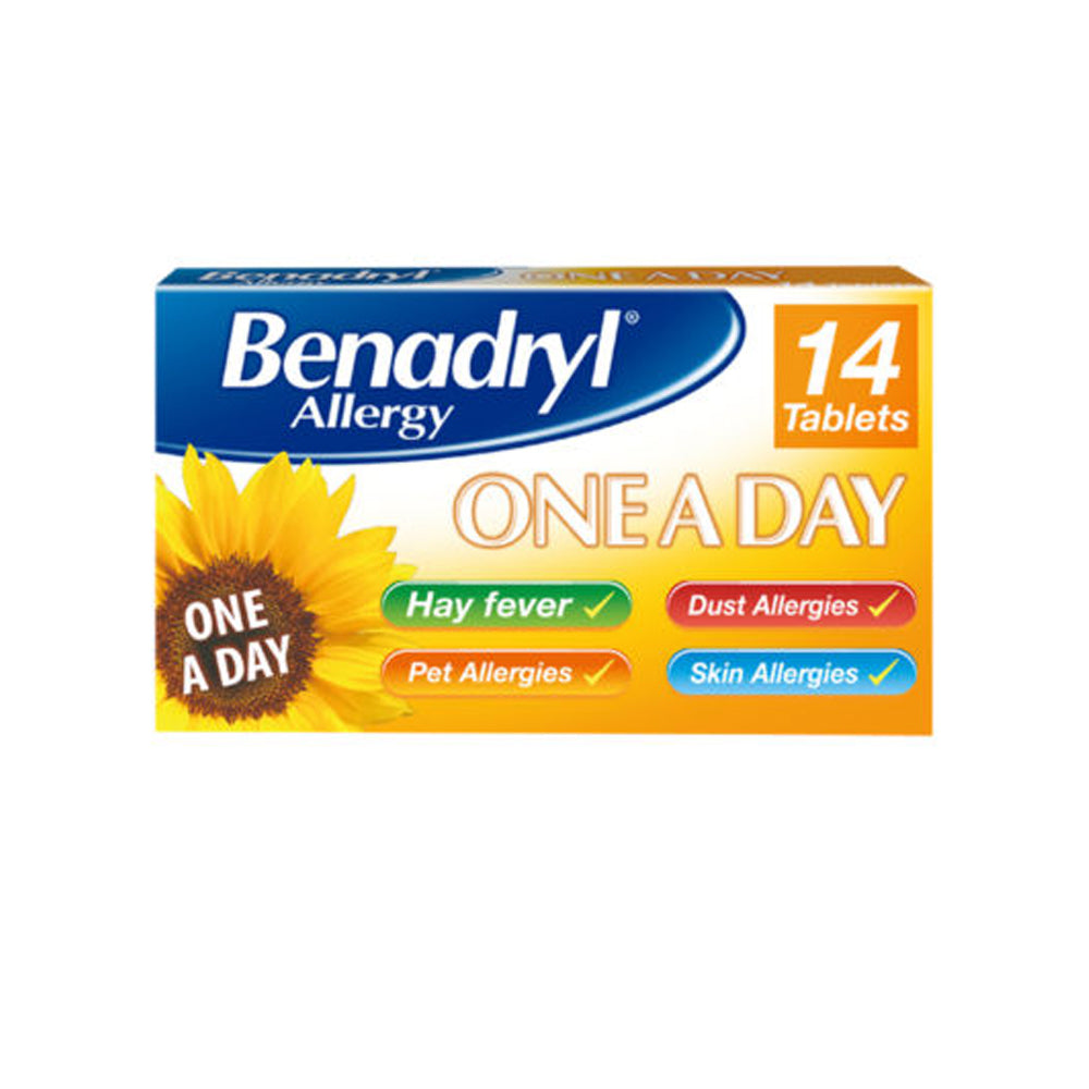 Benadryl Allergy One A Day 10mg Tab 14s - Snapcart.pk