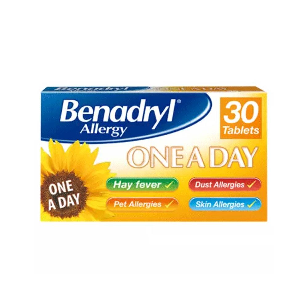 Benadryl Allergy One A Day Tablets 30s