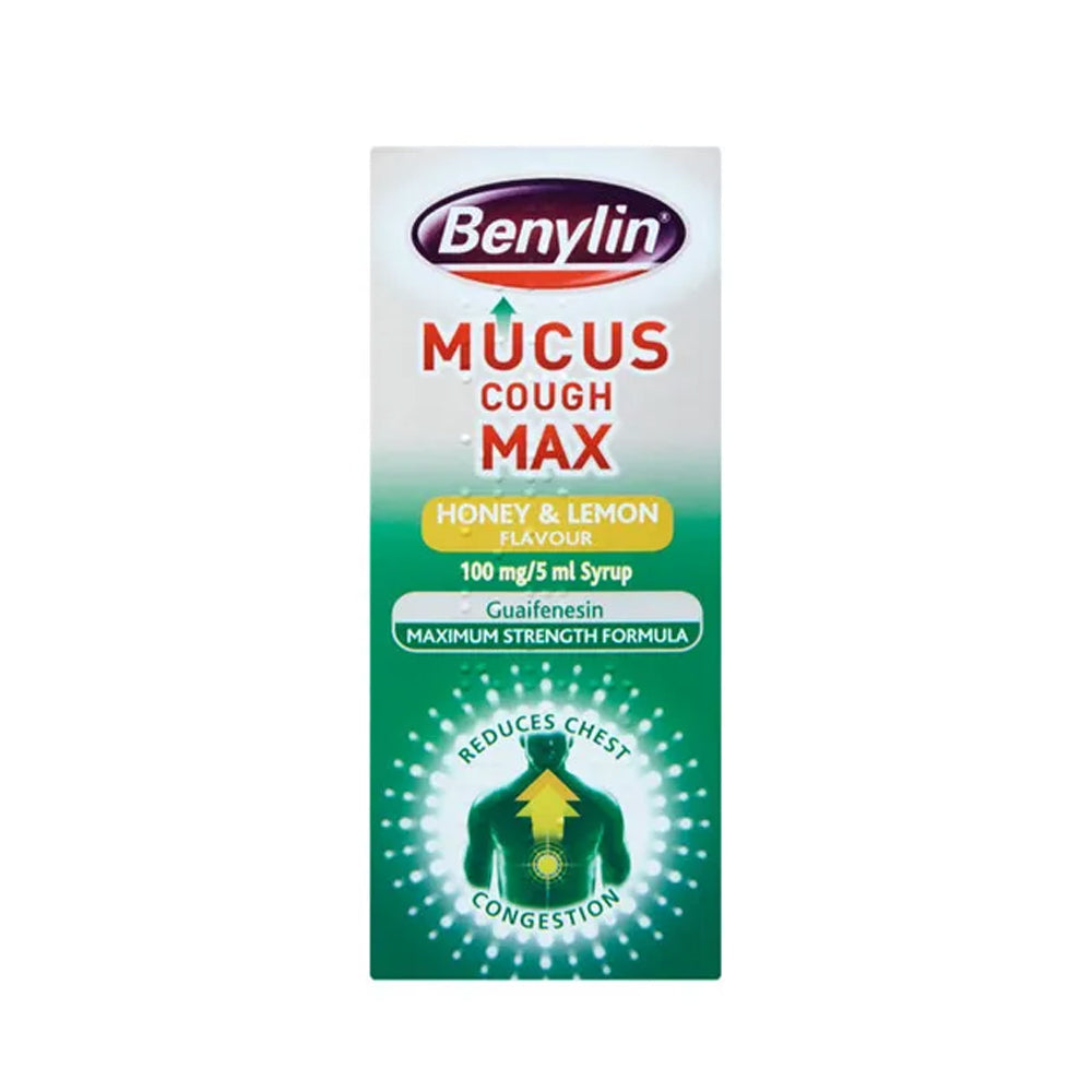 Benylin Mucus Cough Max Honey & Lemon Syrup 150ml - Snapcart.pk