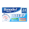 Benadryl Allergy Relief Cap 24s