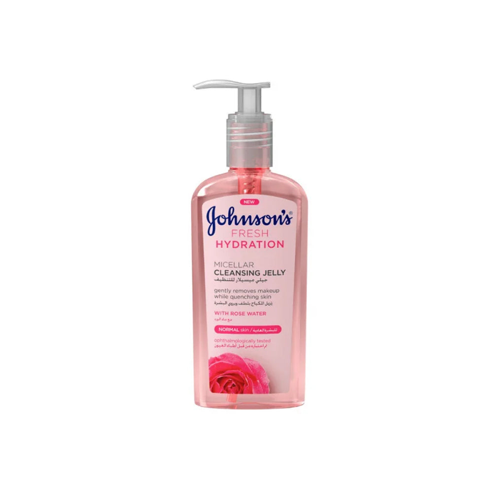Johnsons Micellar Cleansing Jelly With Rose Water 200ml - Snapcart.pk