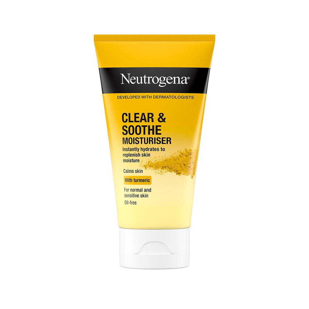 Neutrogena Clear & Soothe Moisturiser With Turmeric 75ml - Snapcart.pk