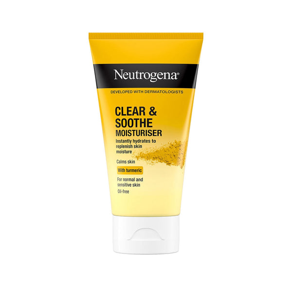 Neutrogena Clear & Soothe Moisturiser With Turmeric 75ml - Snapcart.pk