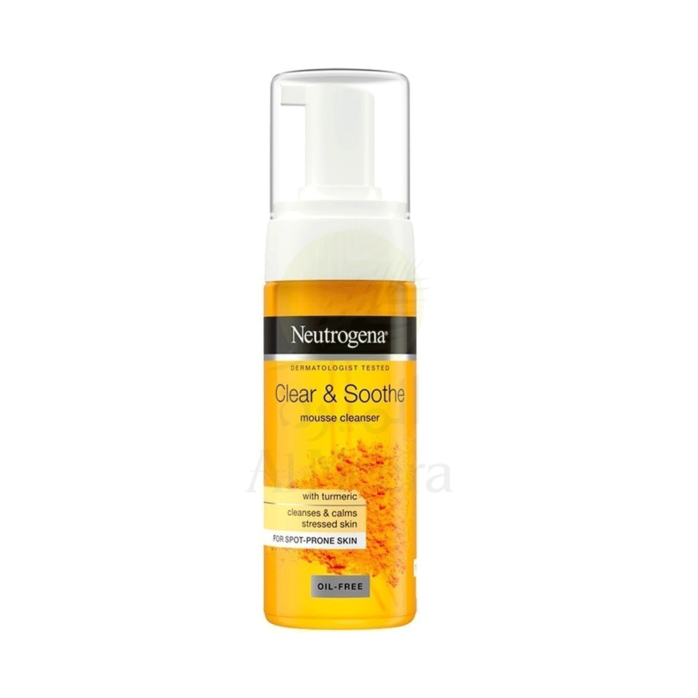Neutrogena Soothing Clear Mousse Cleanser With Turmeric 150ml - Snapcart.pk