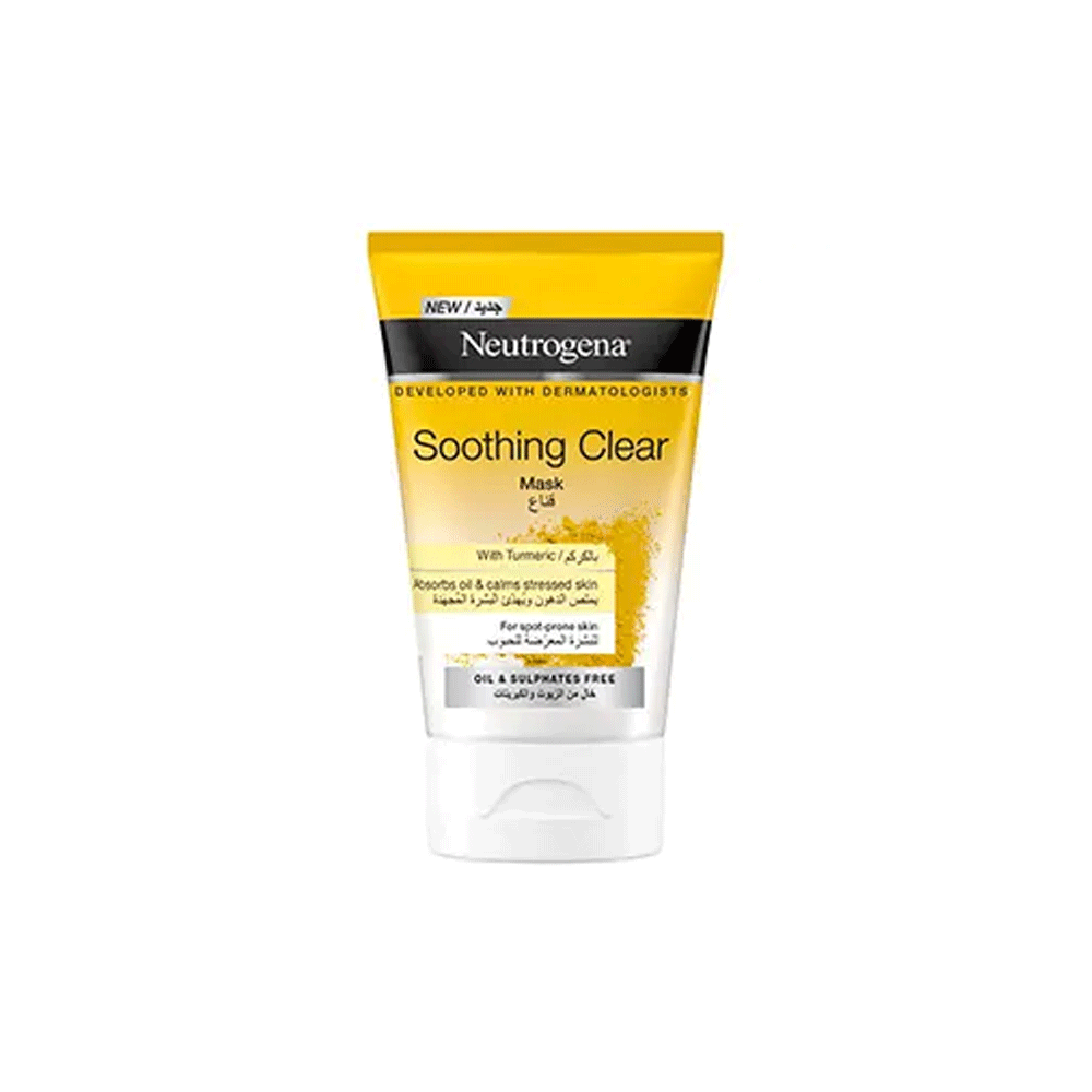 Neutrogena Soothing Clear Mask With Turmeric 50ml - Snapcart.pk