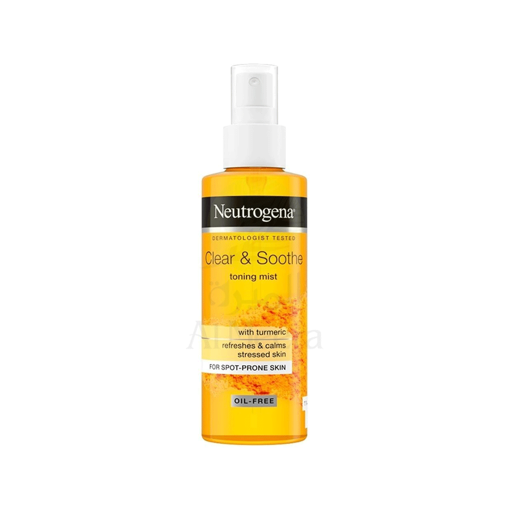 Neutrogena Soothing Clear Mist Toner With Turmeric 125ml - Snapcart.pk