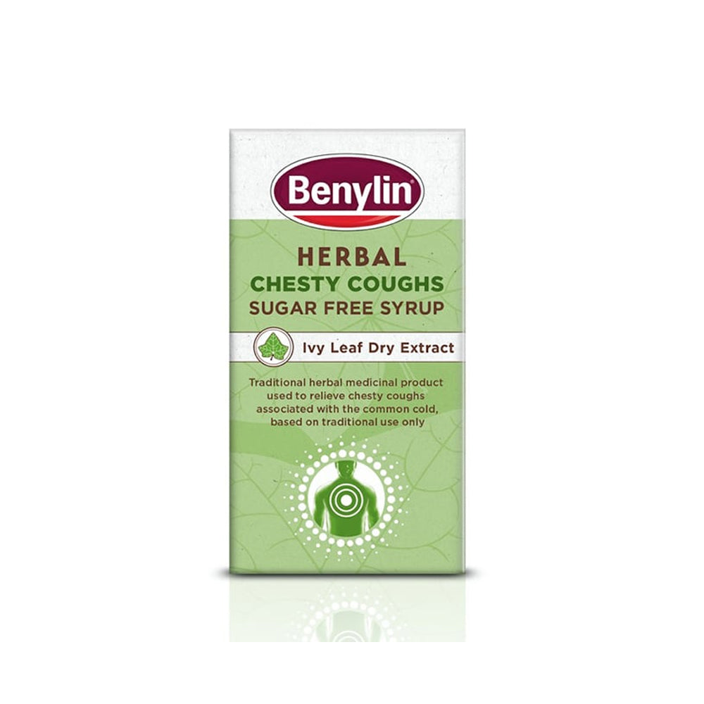 Benylin Herbal Chesty Coughs Sugar Free Syrup 100ml - Snapcart.pk