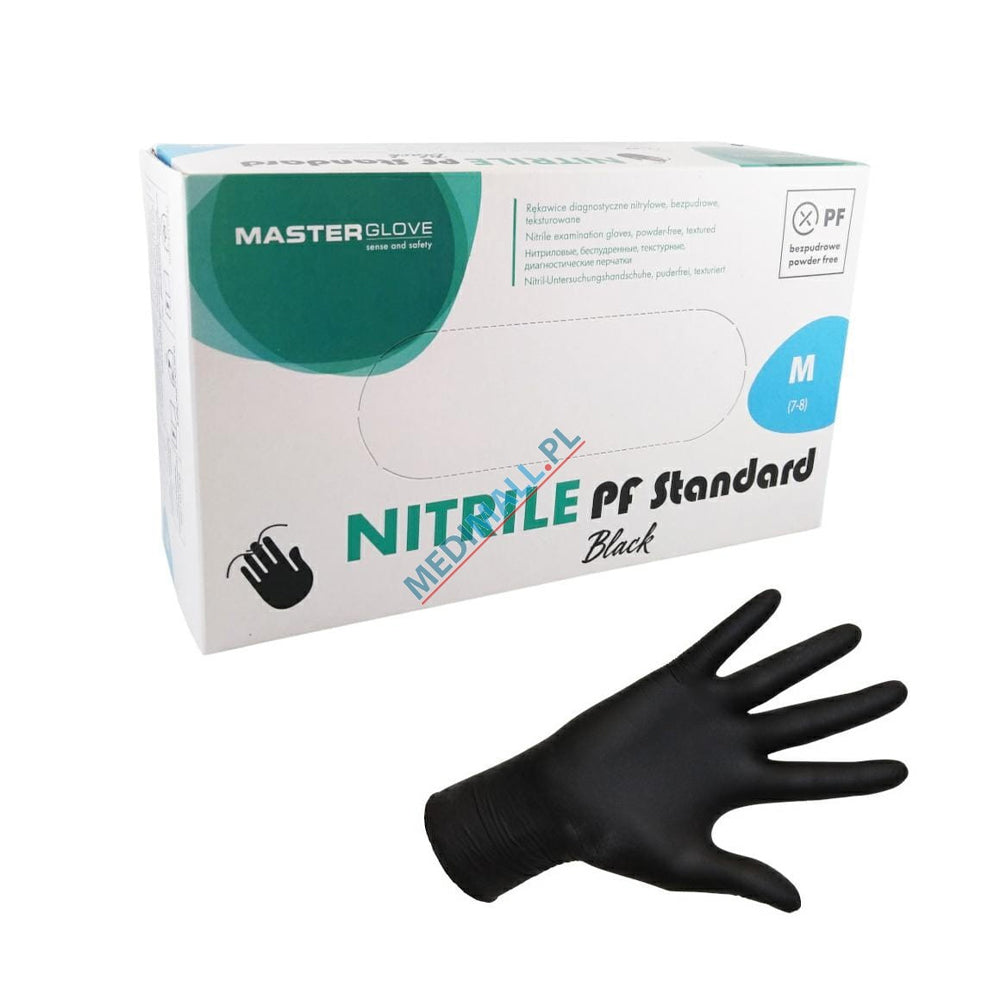 Master Nitrile Black Gloves 100s - Snapcart.pk