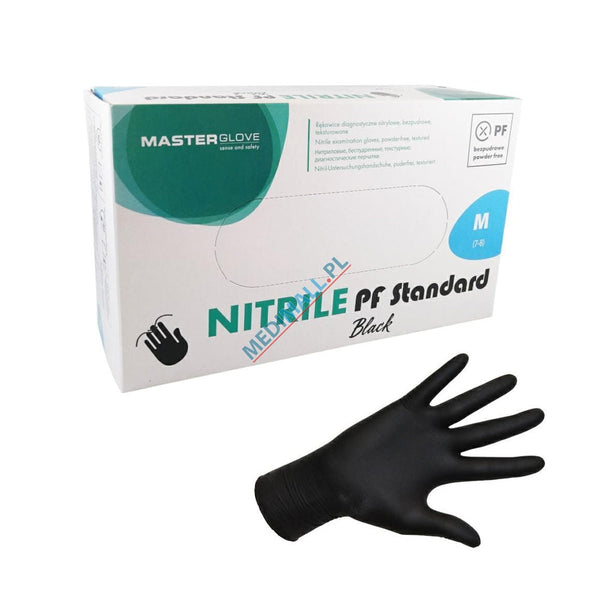 Master Nitrile Black Gloves 100s - Snapcart.pk