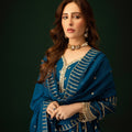 Gulaal By Al Harir Stitched 3 Piece Formals Suit-AH006-Gulaal-Peacock