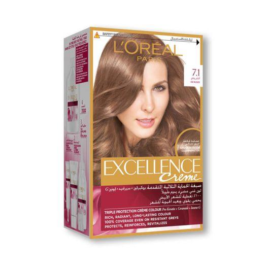 Loreal Professional Excellence Cream 7.1 Ash Blonde