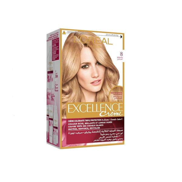 Loreal Hair Color Excellence Creme 8 - Snapcart.pk