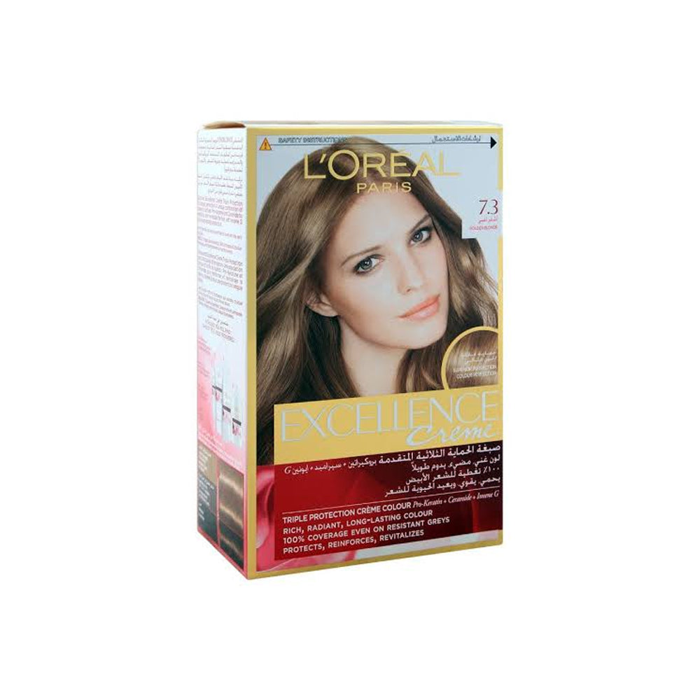 Loreal Excellence 7.3 Dark Golden Blonde - Snapcart.pk