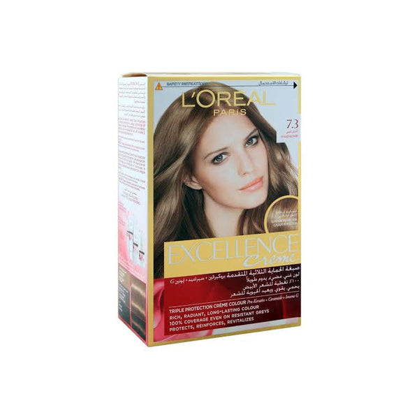 Loreal Excellence 7.3 Dark Golden Blonde - Snapcart.pk