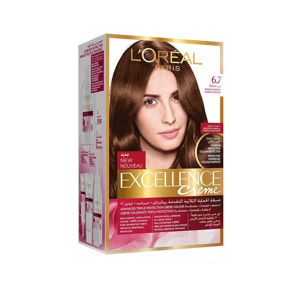 Loreal Excellence Hair Color 6.7 - Snapcart.pk