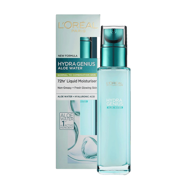 Loreal Hydra Genius Aloe Water Normal To Dry Skin 70ml - Snapcart.pk