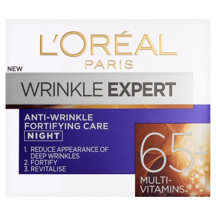 Loreal Anti-wrinkle Fortifying Cream Night 65+multivitamins 50ml - Snapcart.pk