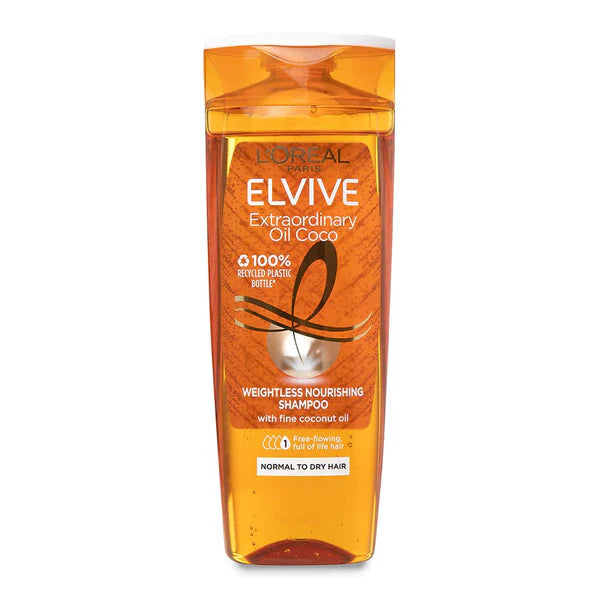 Loreal Elvive Extraordinary Coconut Oil Shampoo 380ml - Snapcart.pk
