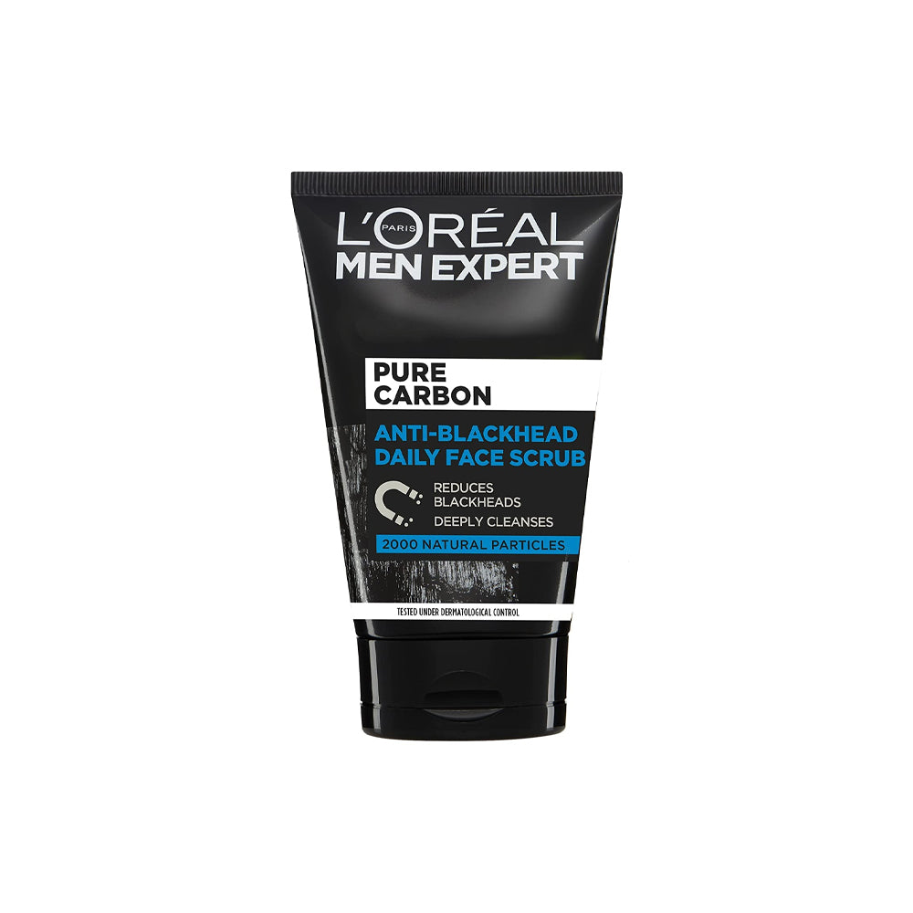 Loreal Pure Carbon Anti-blackhead Daily Face Scrub 100ml - Snapcart.pk