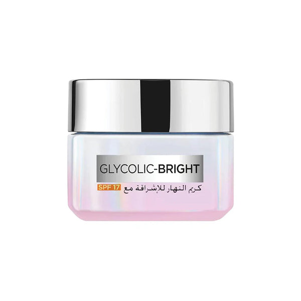 Loreal Paris Glycolic-Bright Day Cream With SPF 17 50ml - Snapcart.pk