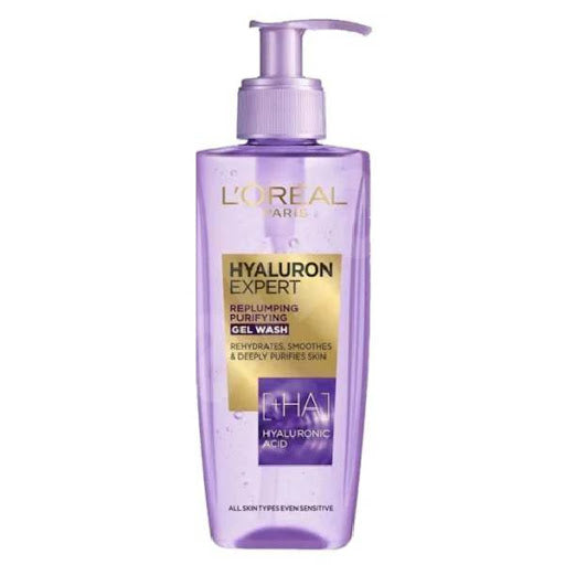 Loreal Hyaluron Expert Replumping Purifying Gel Wash 200ml - Snapcart.pk