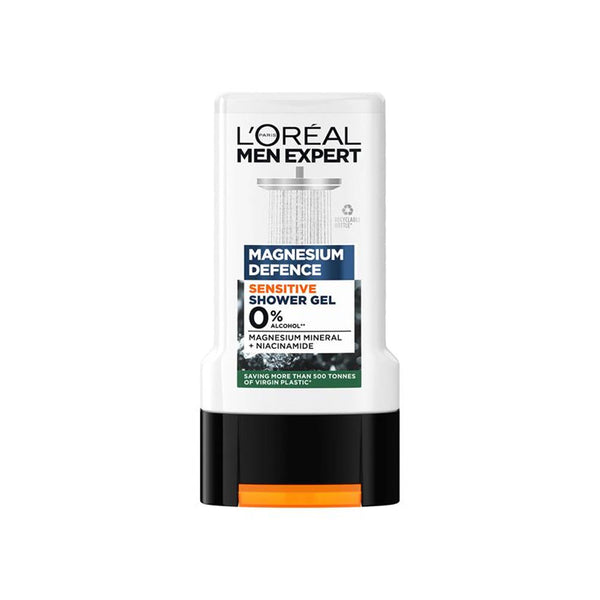 Loreal Men Expert Magnesium Defence Sensitive Shower Gel 0% Alcohol 300ml Loreal