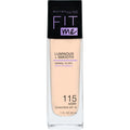 Maybelline New York- Fit Me Luminous Smooth Liquid Foundation - 115 Ivory - For Normal to Dry Skin