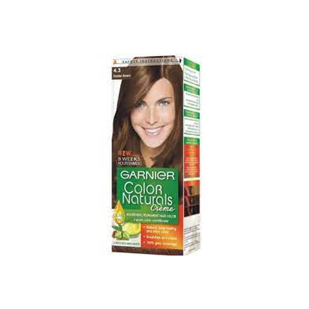 Garnier Color Naturals Cream 4.3 Golden Brown - Snapcart.pk