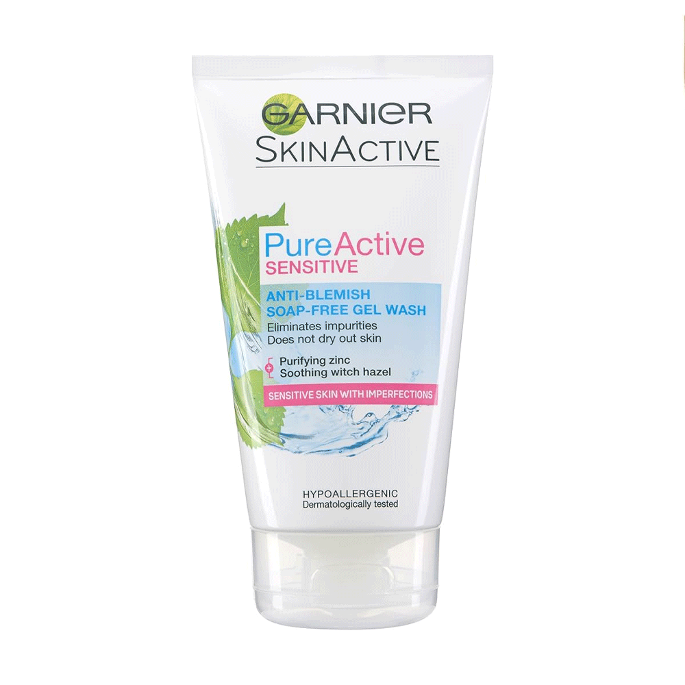 Garnier Pure Active Sensitive Gel Wash 150ml