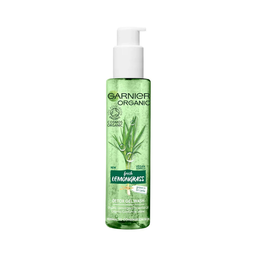 Garnier Lemongrass Detox Gel Wash 150ml - Snapcart.pk