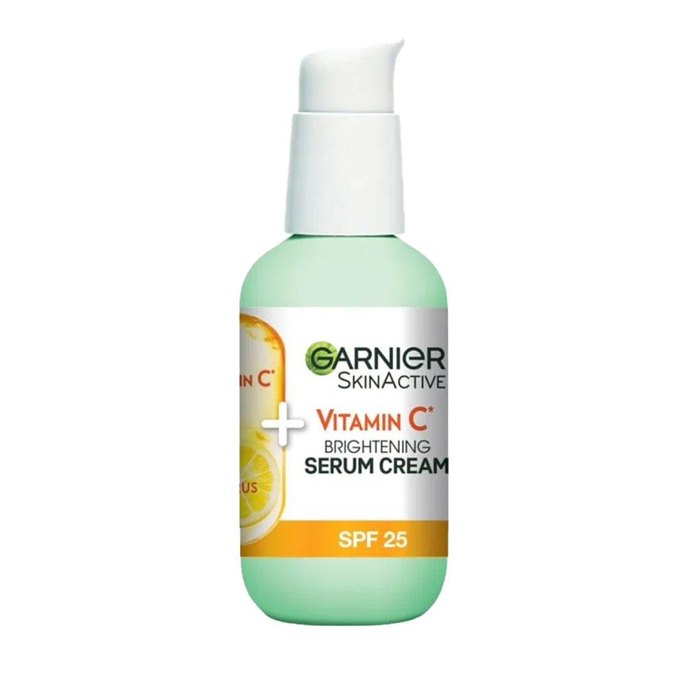 Garnier Skin Active Vitamin C 2in1 Brightening Serum Cream Spf25 50ml - Snapcart.pk