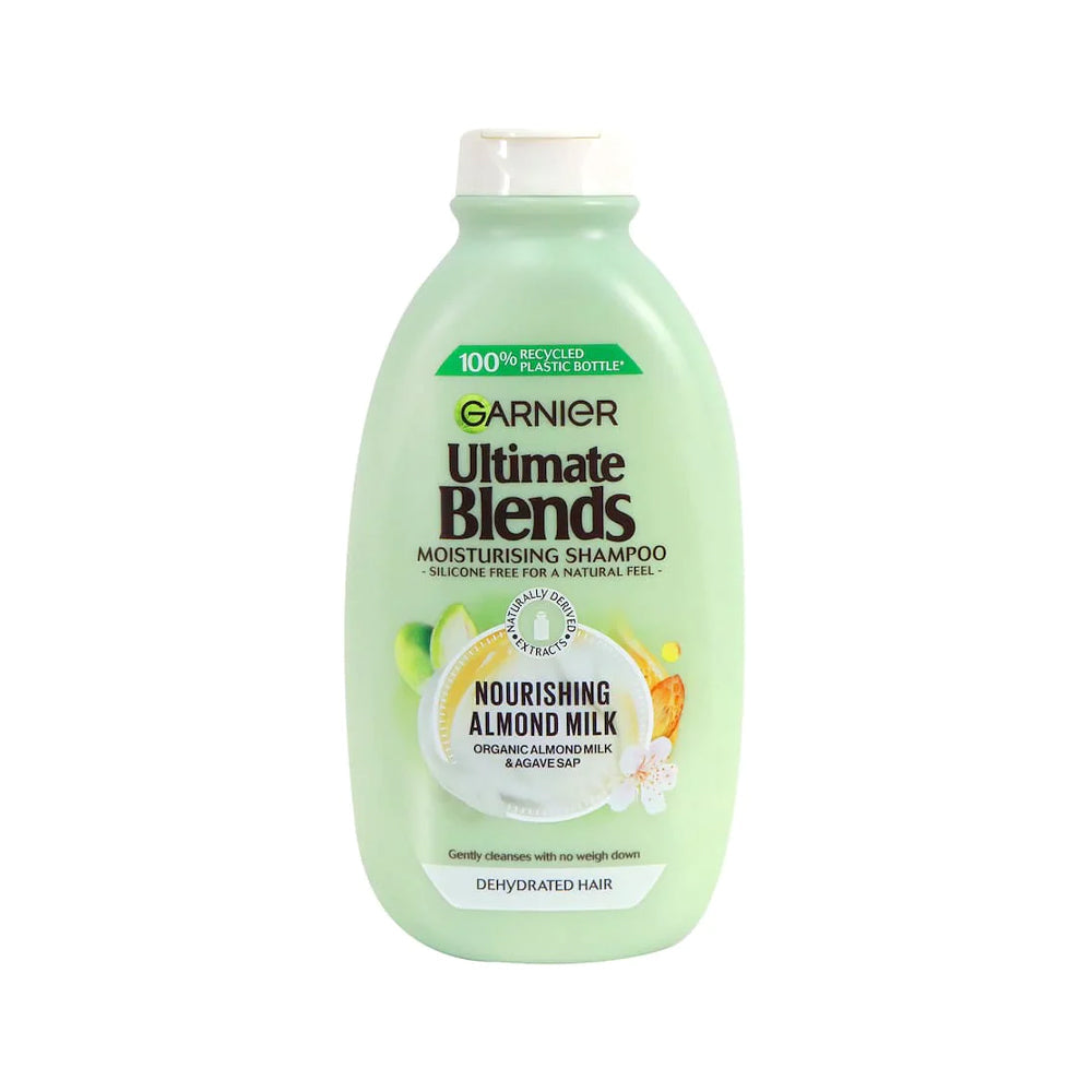 Garnier Ultimate Blends Nourishing Almond Milk Shampoo 400ml - Snapcart.pk