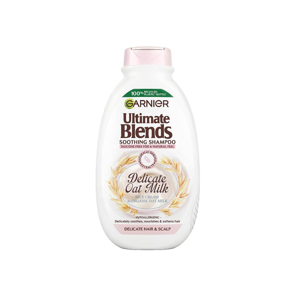 Garnier Ultimate Blends Delicate Oat Milk Shampoo 400ml - Snapcart.pk