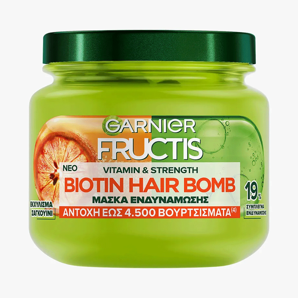 Garnier Fructis Vitamin & Strength Biotin Hair Bomb Mask 320ml