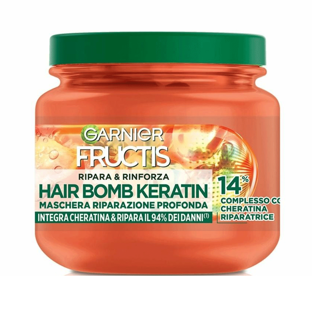 Garnier Fructis Ripara & Rinforza Hair Bomb Keratin Mask 320ml