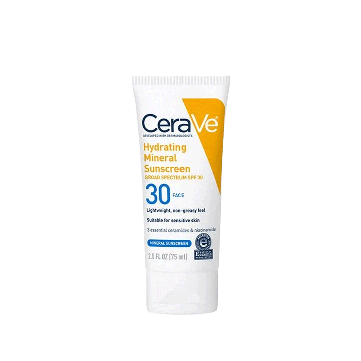 Cerave Hydrating Mineral Body Sunscreen Spf 30 150ml - Snapcart.pk