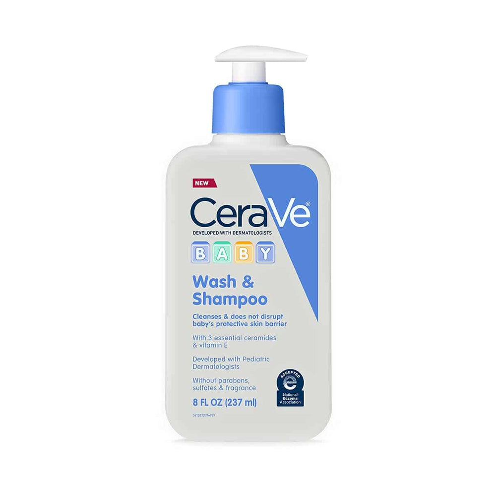 Cerave Baby Wash & Shampoo 237ml - Snapcart.pk