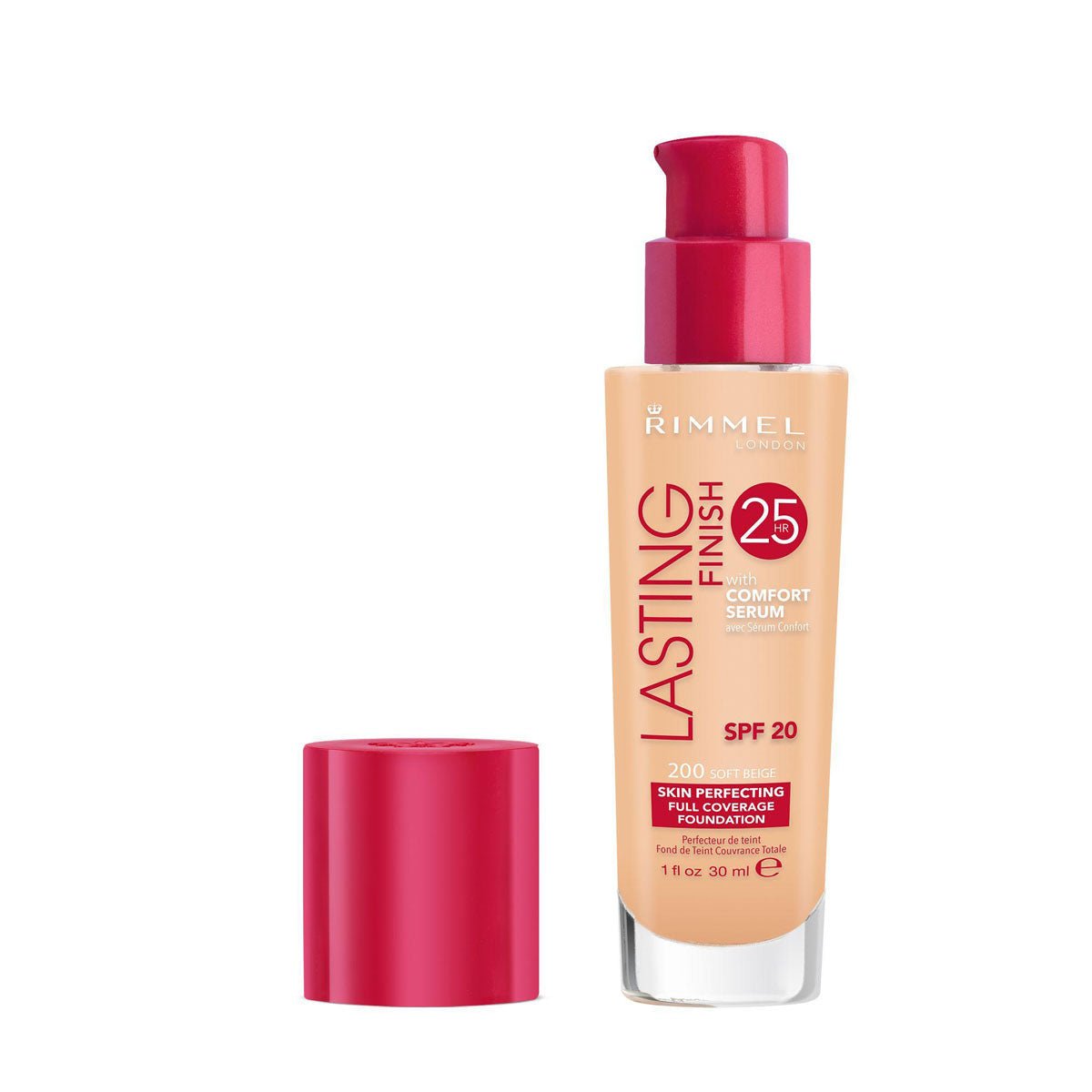 Rimmel Lasting Finish 25 Hour Foundation Soft Beige 30 Ml