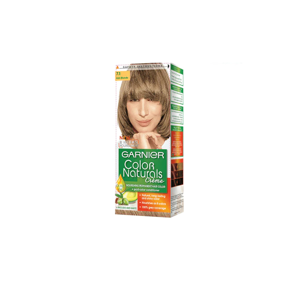 Garnier Color Natural Cream 7.1 Ash Blonde - Snapcart.pk