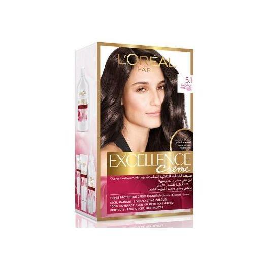 Loreal Professional Excellence Cream 5.1 Light Profound Brown
