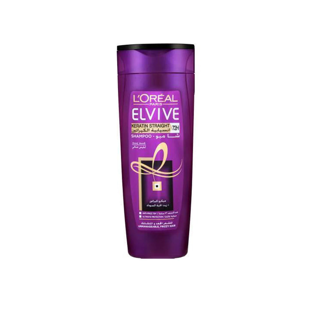 Loreal Keratin Straight 72h Shampoo 360ml - Snapcart.pk