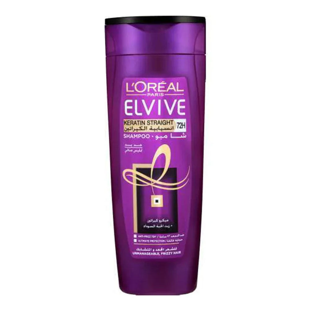 Loreal Keratin Straight 72h Shampoo 360ml