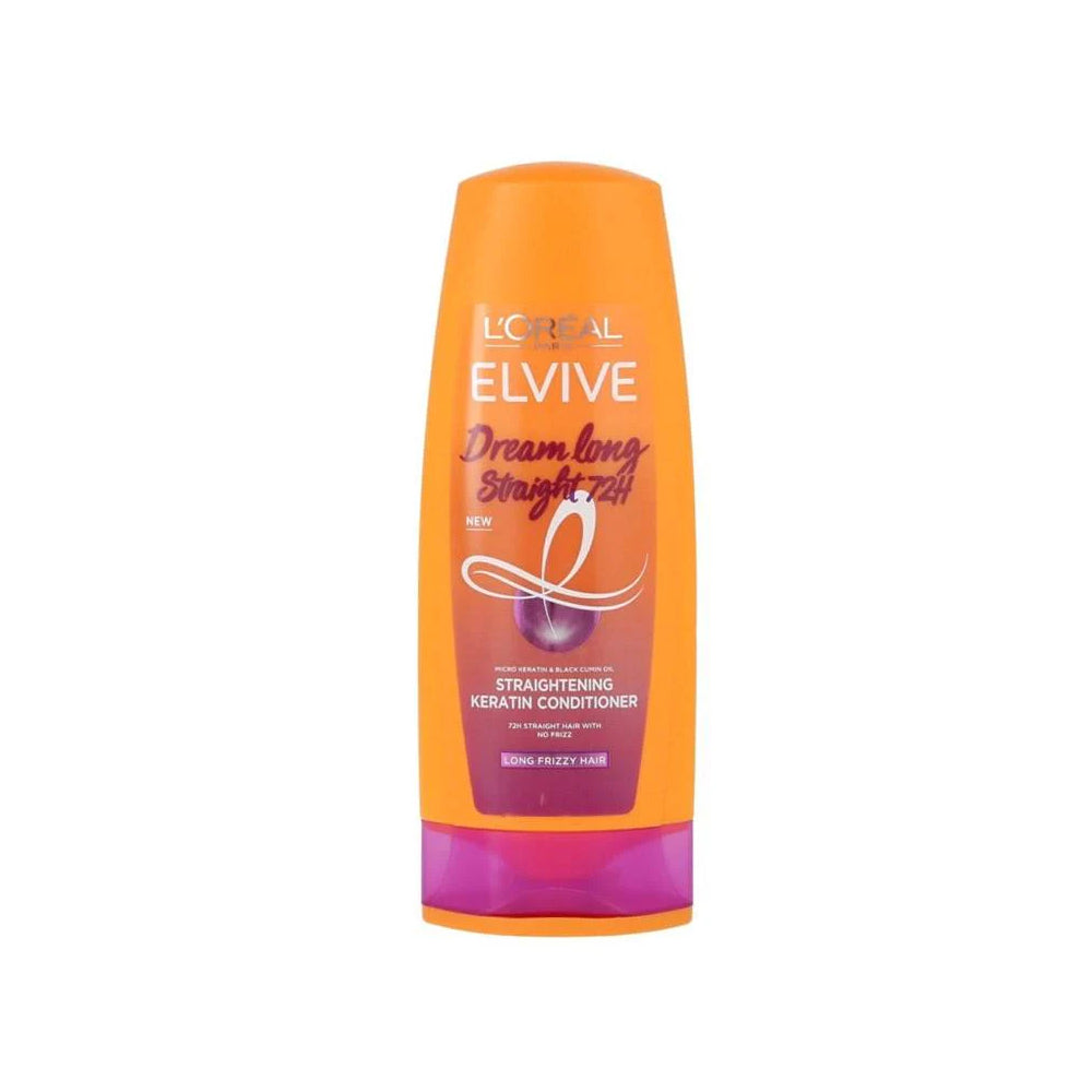 Loreal Dream Long Keratin Straight 72h Conditioner 175ml - Snapcart.pk