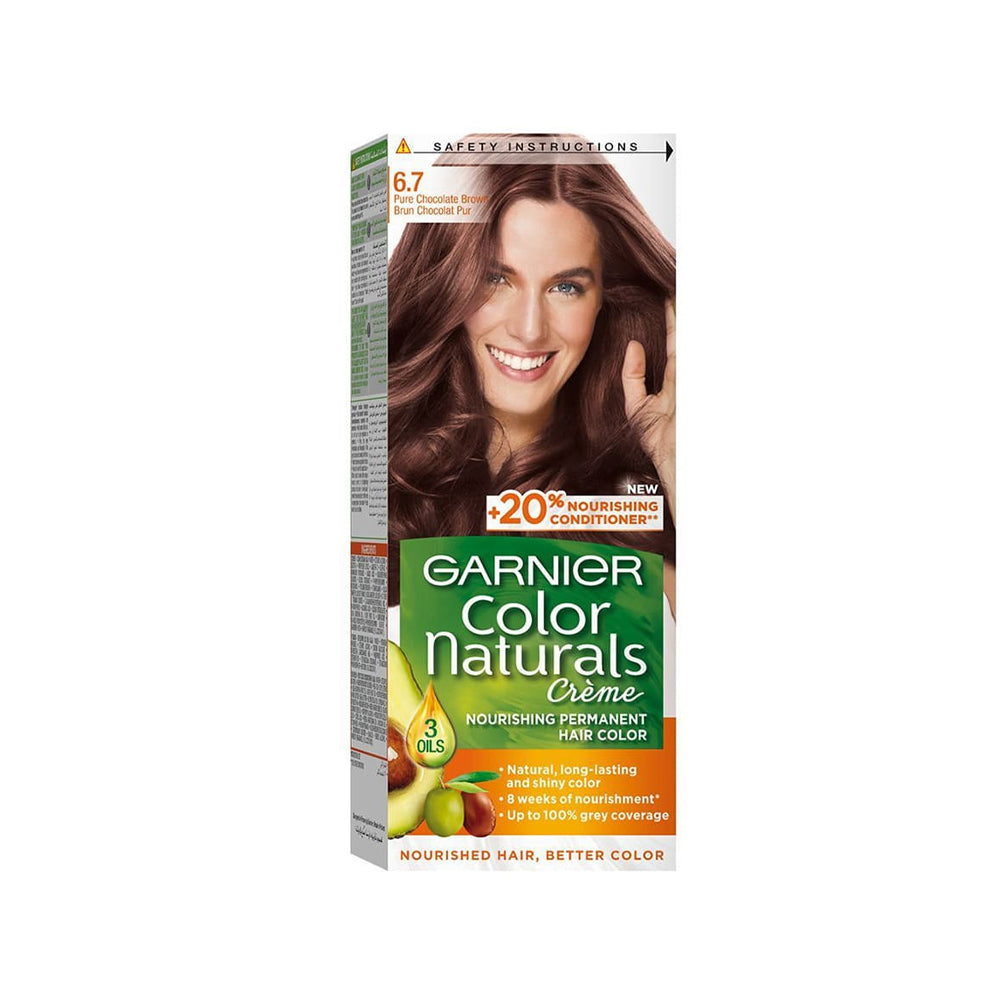 Garnier Color Naturals Creme 6.7 Pure Chocolate Brown - Snapcart.pk