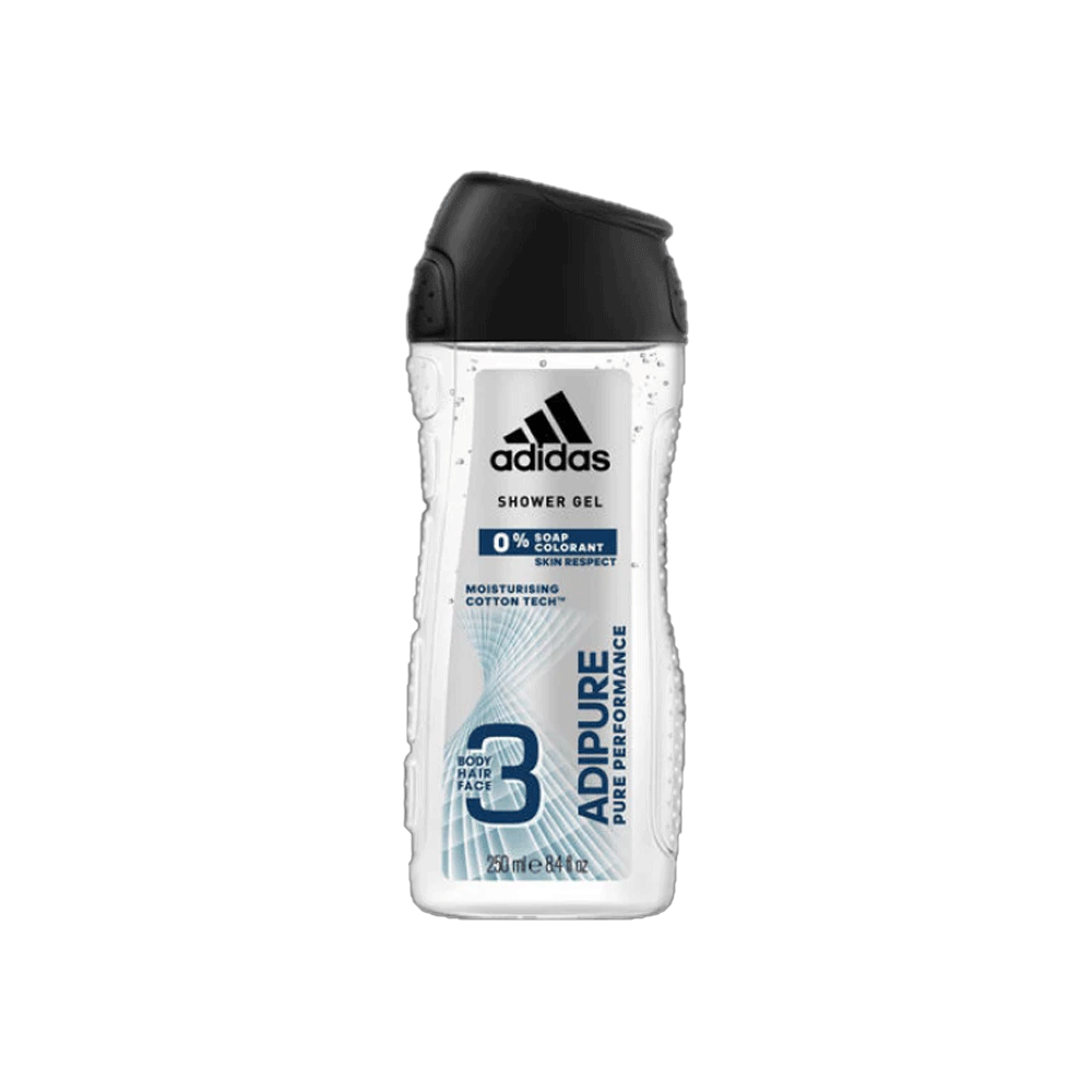 Adidas Adipure 3 Shower Gel 250ml Adidas