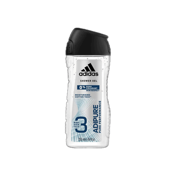 Adidas Adipure 3 Shower Gel 250ml Adidas
