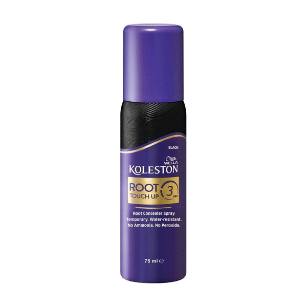 Wella Koleston Root Touch Up Black Hair Spray 75ml - Snapcart.pk