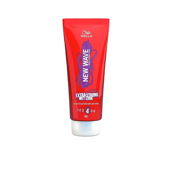 Wella New Wave Extra Strong Wet Look 04 Hair Gel 200ml - Snapcart.pk